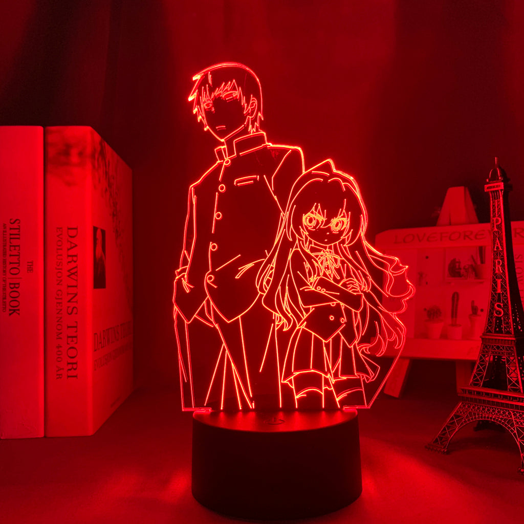 Toradora Led Light for Room Decoration Manga Night Light Birthday Gift Kids Bedroom Decor Table 3d Lamp Anime TIGER DRAGON