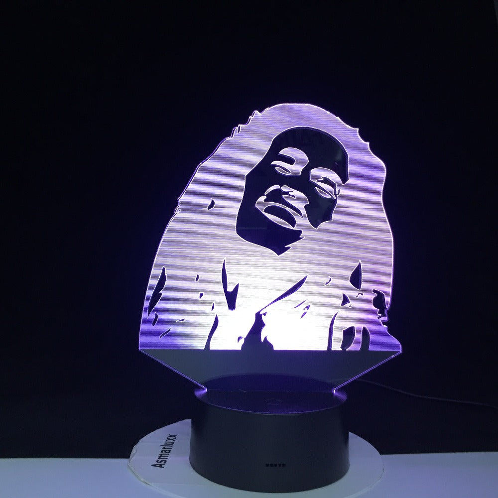 Music Godfather Singer Touch Sensor Best Present for Christmas for Indoor Decoration Usb Led Night Light 3D Lamp Dropship 3670
