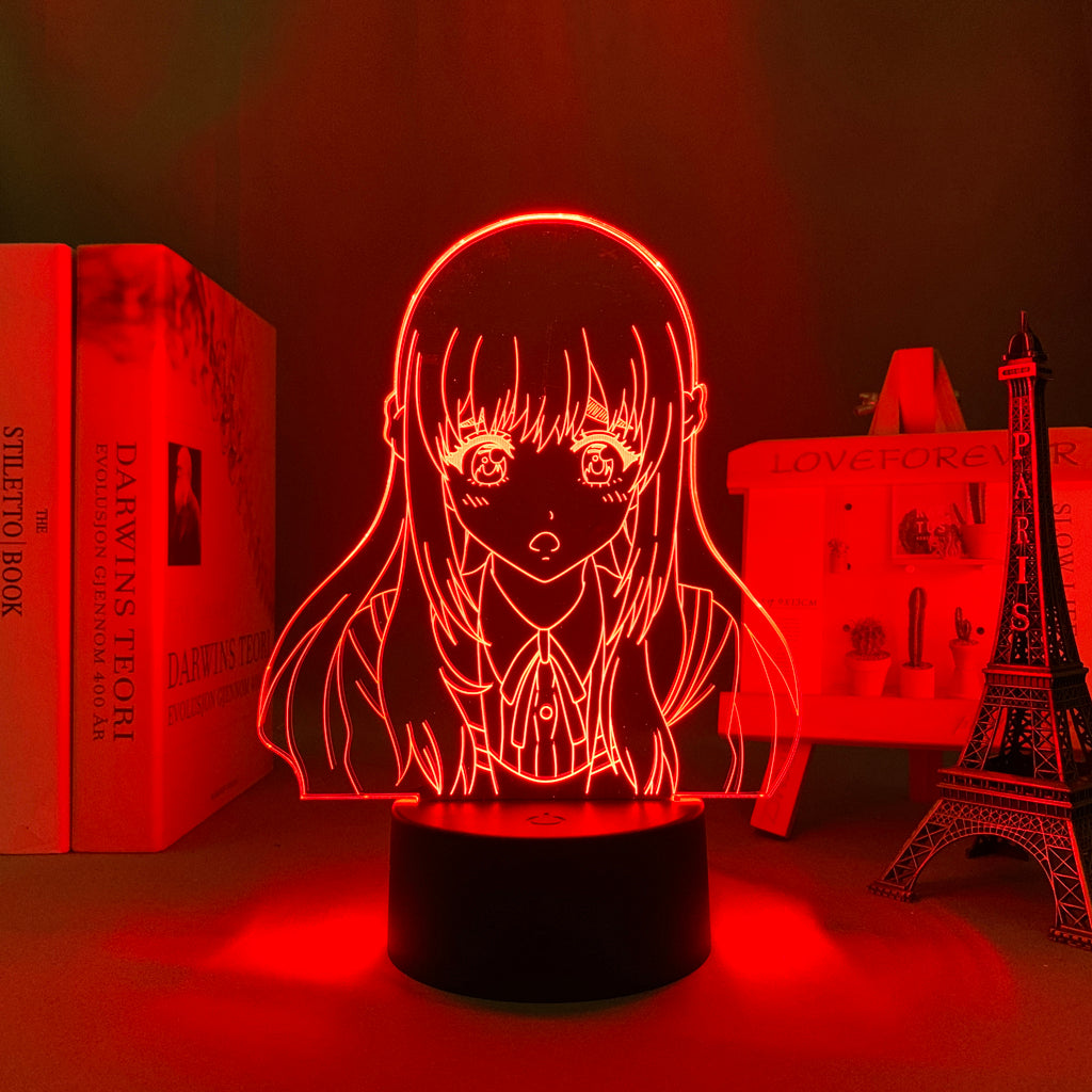High Rise Invasion Kuon Shinzaki 3D LED Lamp Anime Figure Bedroom Desk Decoration Small Night Light for Children's Festival Birthday Gifts Neon Lights With Remote