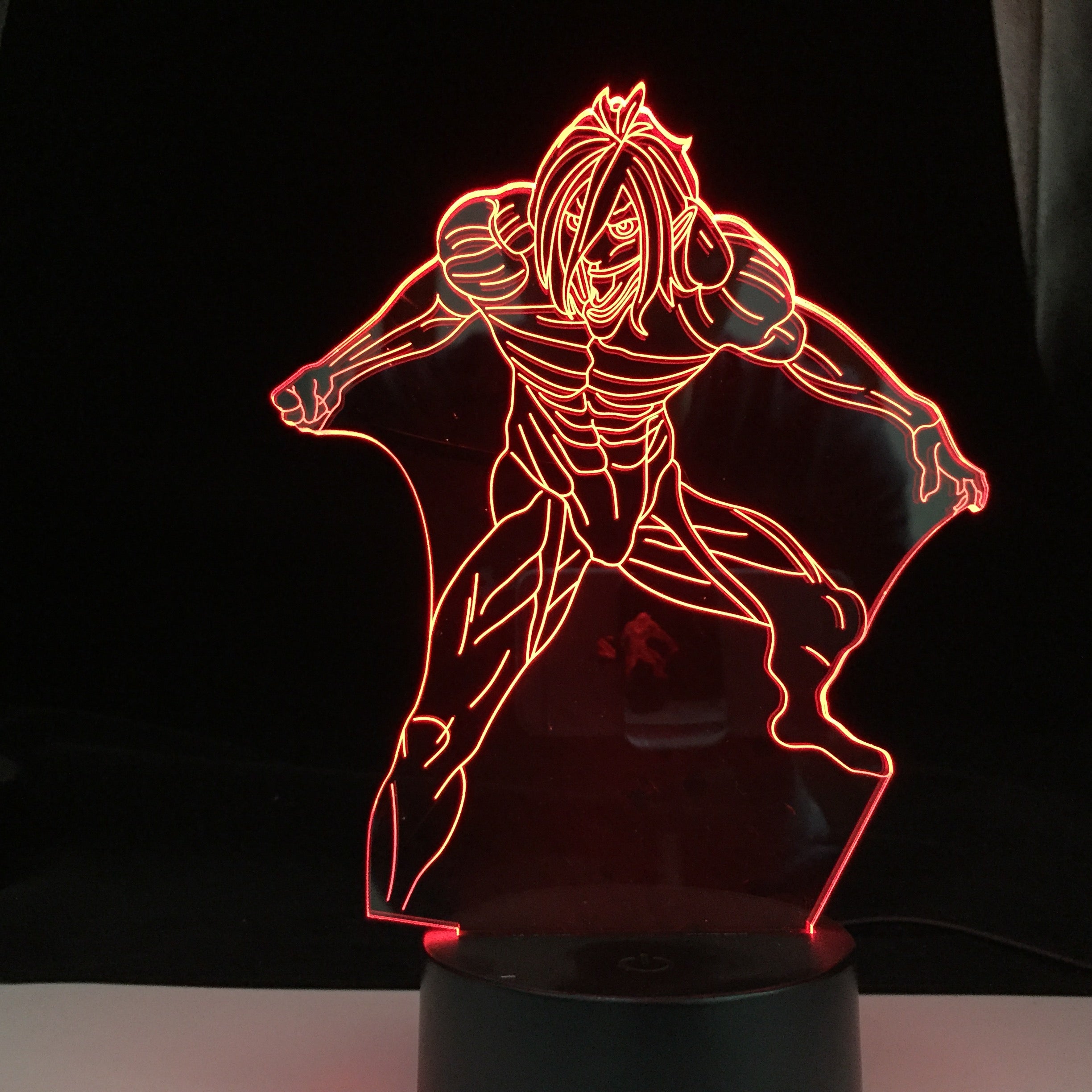Anime 3d Light Attack on Titan Table Lamp for Home Decoration Birthday Gift Manga Attack on Titan LED Night Light Lamp