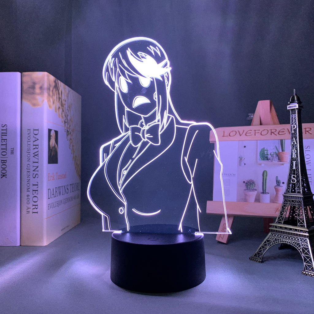 High Rise Invasion Waiter Mask Anime Figure Bedroom Desk Decoration Small Night Light for Children's Festival Birthday gifts 3D LED Lamp