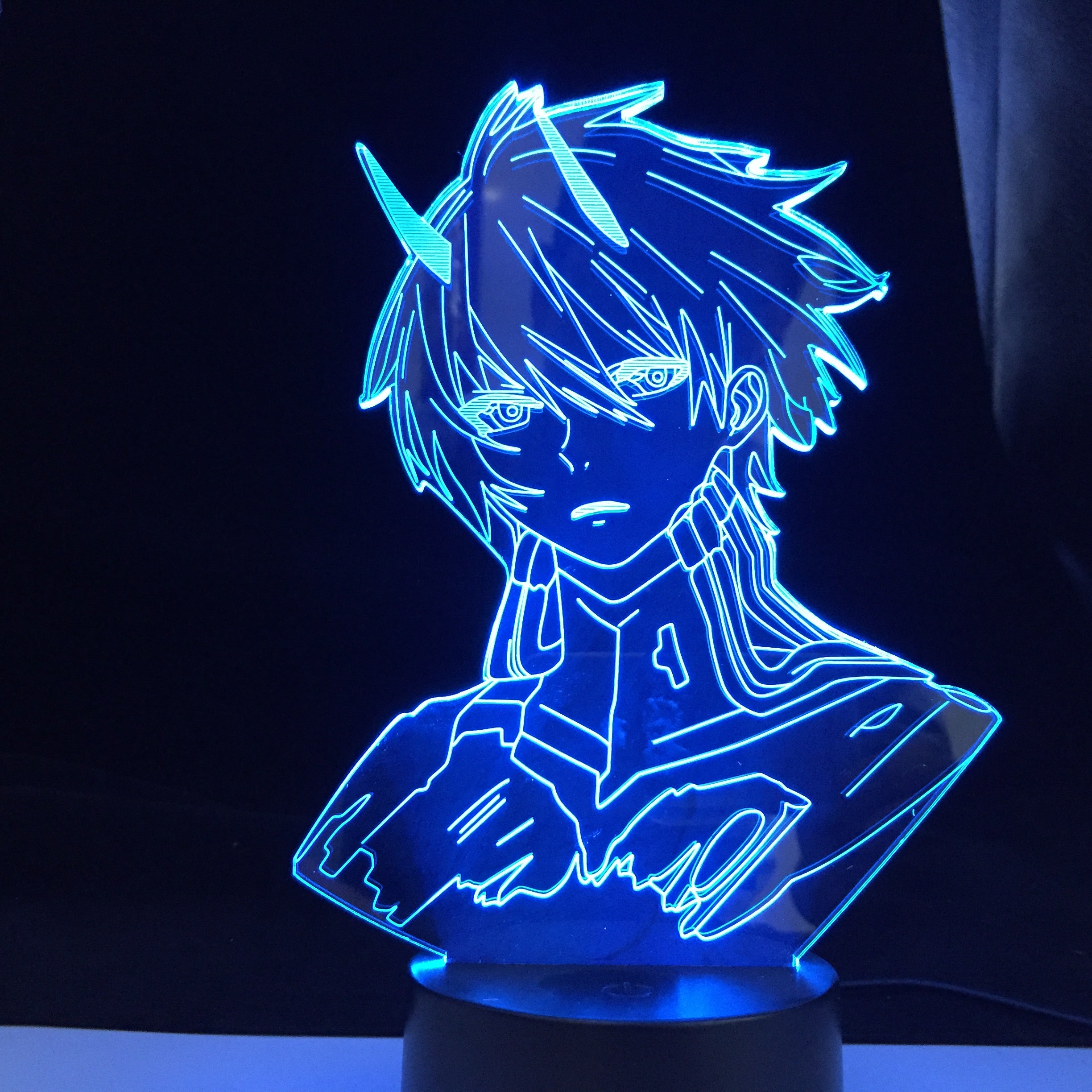 DARLING In The FRANXX Hiro Led Night Light For Bedroom Decor Nightlight Anime Gift Table 3d Lamp CODE 016 DARLING In The FRANXX