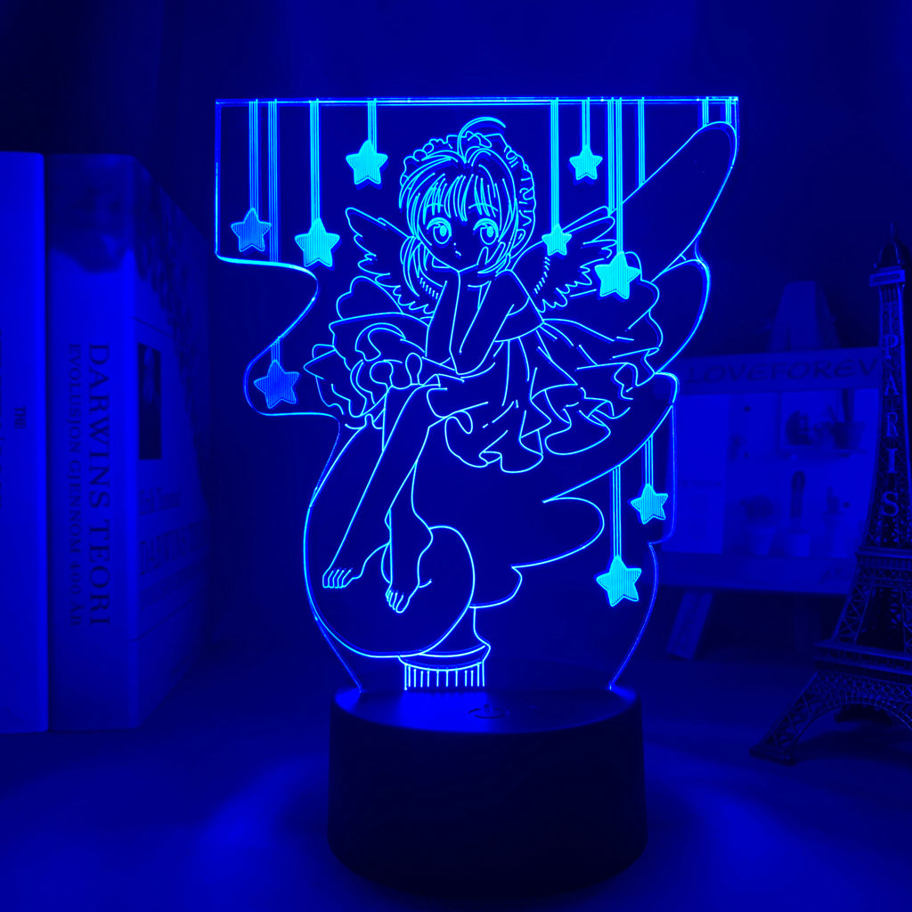 3d Led Light Anime Cardcaptor Sakura for Bedroom Decor Night Light Kids Brithday Gift Manga Room Table 3d Lamp Cardcaptor Sakura