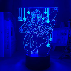 3d Led Light Anime Cardcaptor Sakura for Bedroom Decor Night Light Kids Brithday Gift Manga Room Table 3d Lamp Cardcaptor Sakura