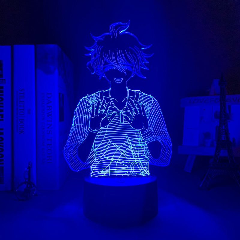 Danganronpa V3 Led Night Light Rantaro Amami Lamp for Bedroom Decor Kids Gift Danganronpa V3 Acrylic Neon Lamp Rantaro Amami