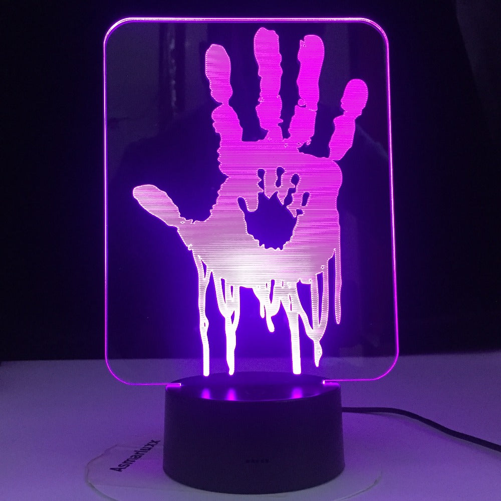 Death Stranding Hand Prints Video Game Led Night Light for Kids Room Decor Cool Gift for Child Gamer Nightlight Usb 3D Desk Lamp