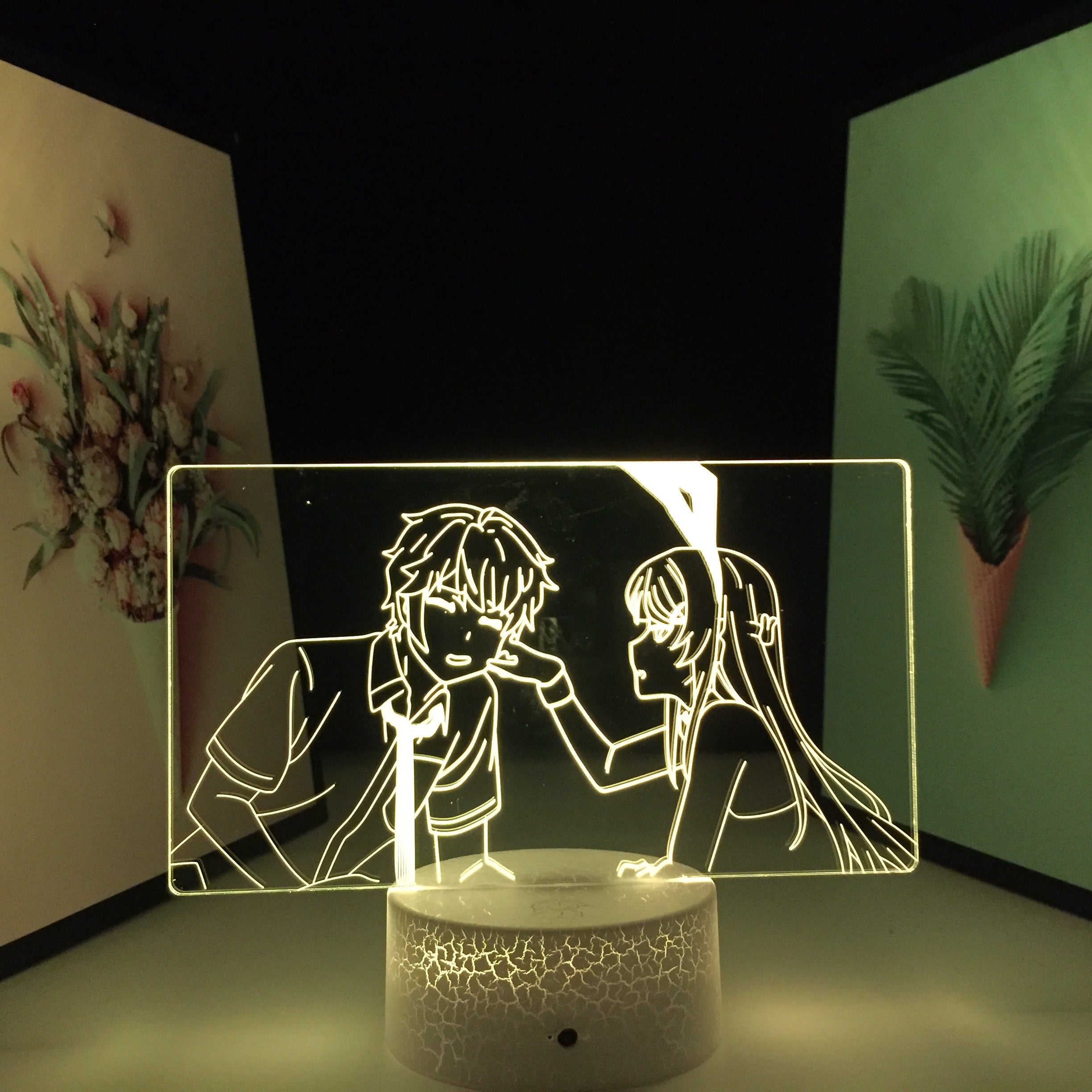 3D LED Lamp Anime Figure Sakurajima Mai Nightlight for Kids Bedroom Decor Birthday Gift Night Light Bunny Girl Manga Light