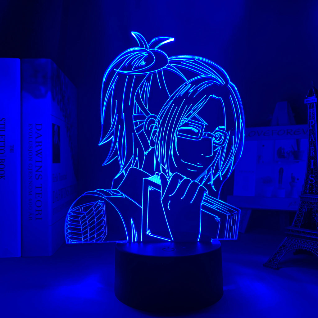 Anime 3d Light Attack on Titan Hange Zoe Lamp for Home Decor Birthday Gift Manga Attack on Titan LED Night Lamp Hange Zoe