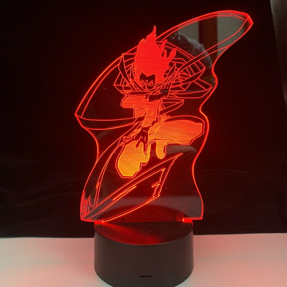 Eraserhead Mr Aizawa Anime Lamp My Hero Academia for Bedroom Acrylic 3D Lamp Decor Nightlight Kids Birthday Party Chirstmas Gift