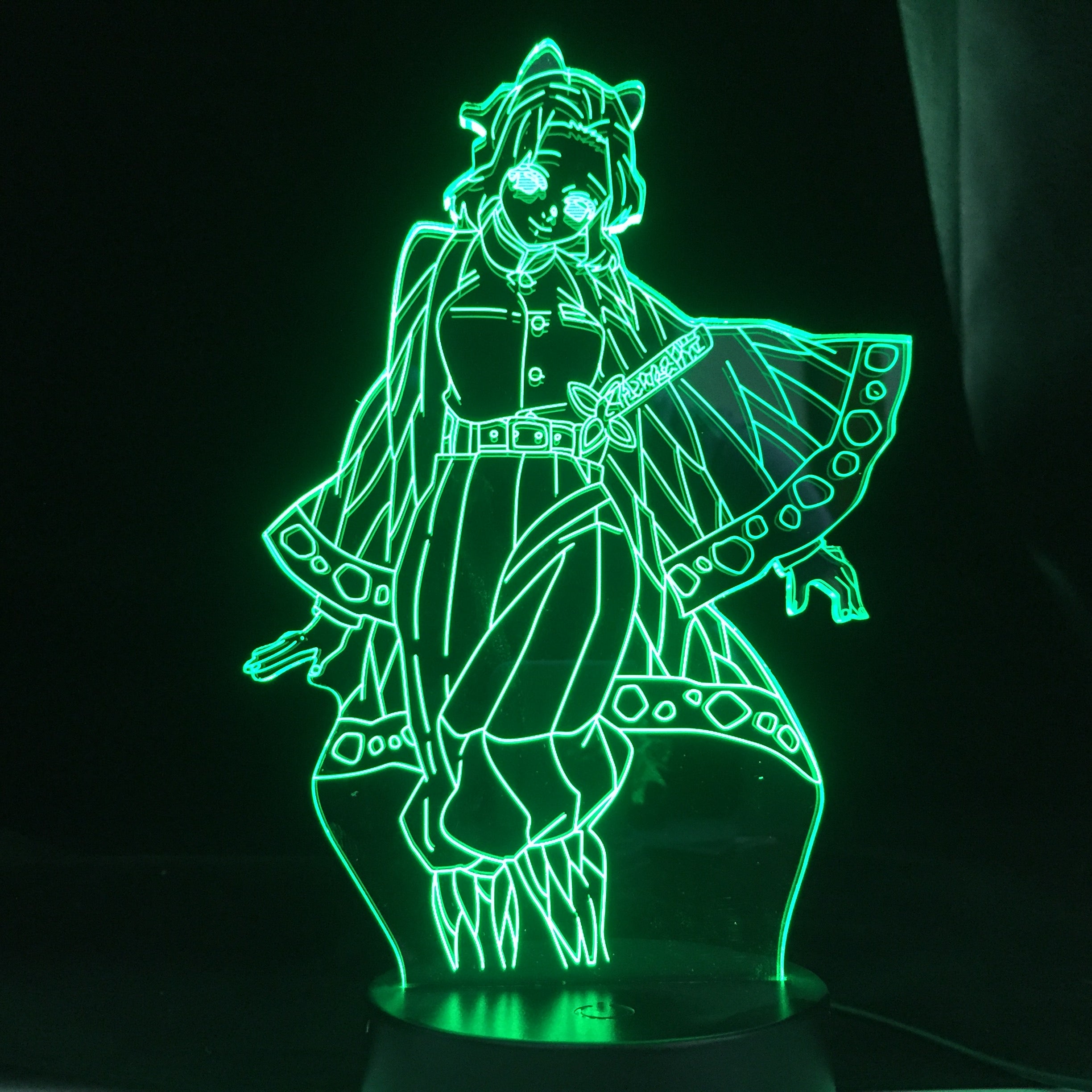 3d Lamp Anime Demon Slayer Kocho Kanae Light for Bedroom Decor Child Kids Birthday Gift Manga Kocho Kanae Lamp Kimetsu No Yaiba