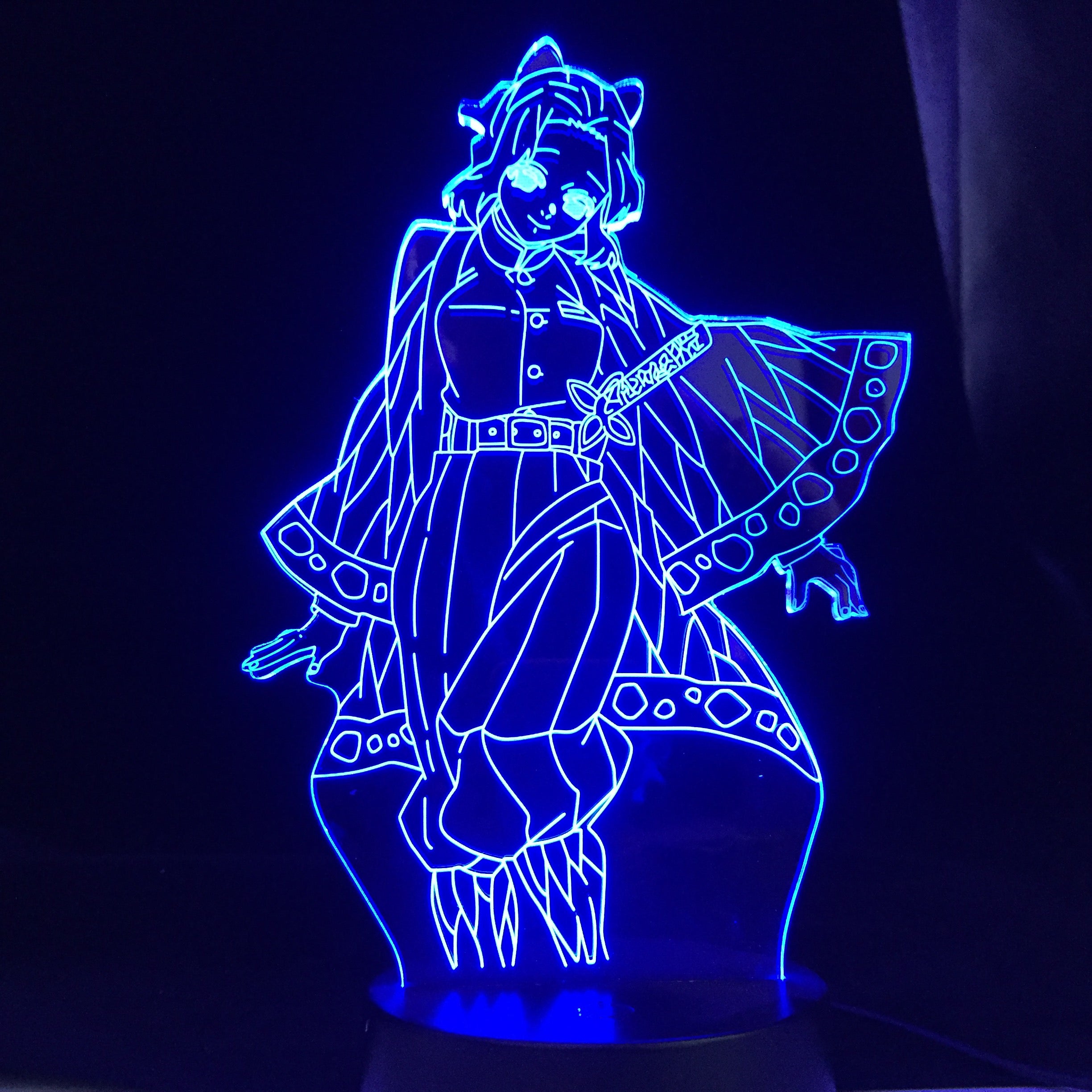 3d Lamp Anime Demon Slayer Kocho Kanae Light for Bedroom Decor Child Kids Birthday Gift Manga Kocho Kanae Lamp Kimetsu No Yaiba