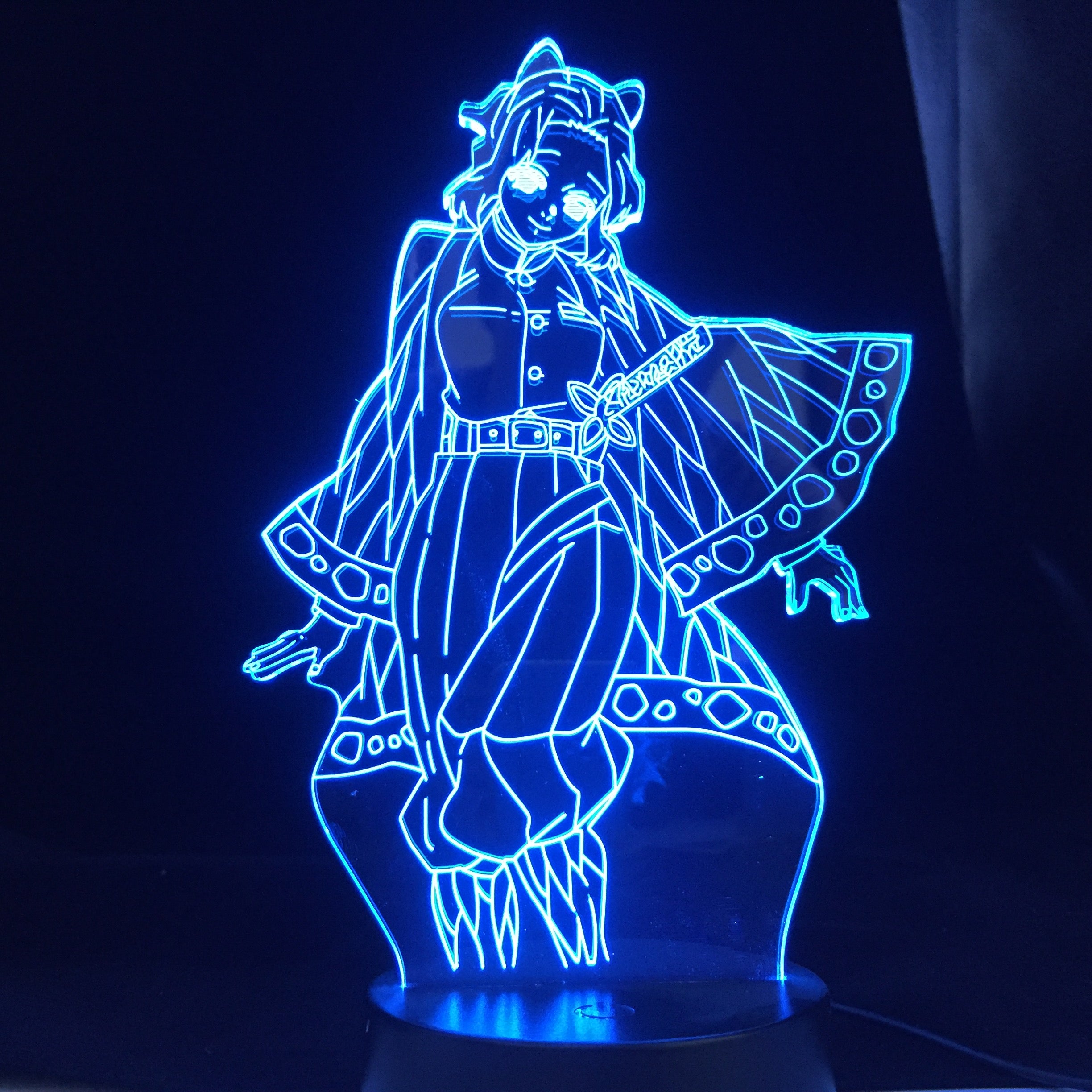 3d Lamp Anime Demon Slayer Kocho Kanae Light for Bedroom Decor Child Kids Birthday Gift Manga Kocho Kanae Lamp Kimetsu No Yaiba