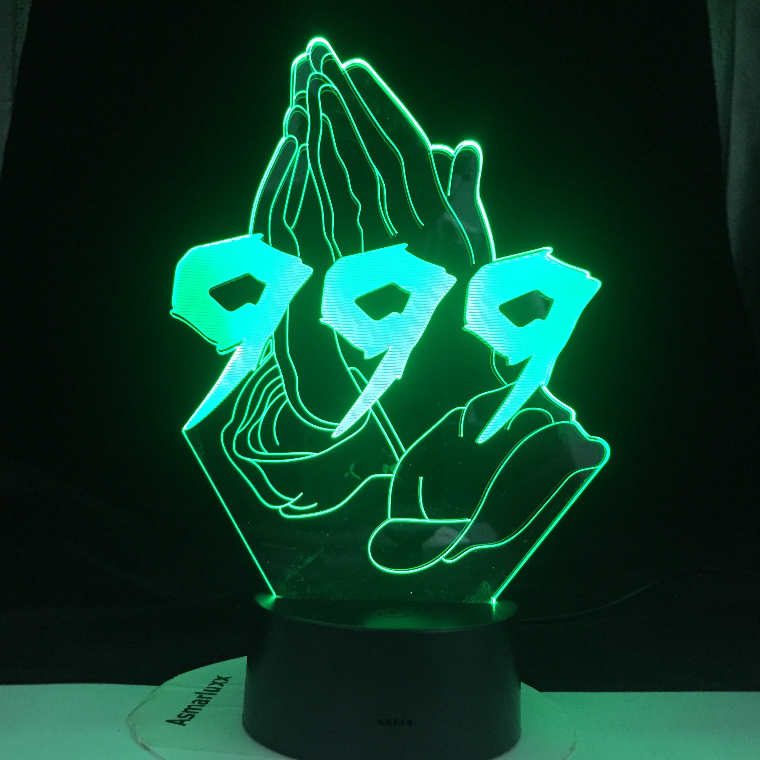 JUICE WRLD NO VANITY 999 CRY BABY GET CAKE DIE YOUNG LOVE All Design SKU 3D LED Lamp EVERYBODY EVERYTHING Dropshipping