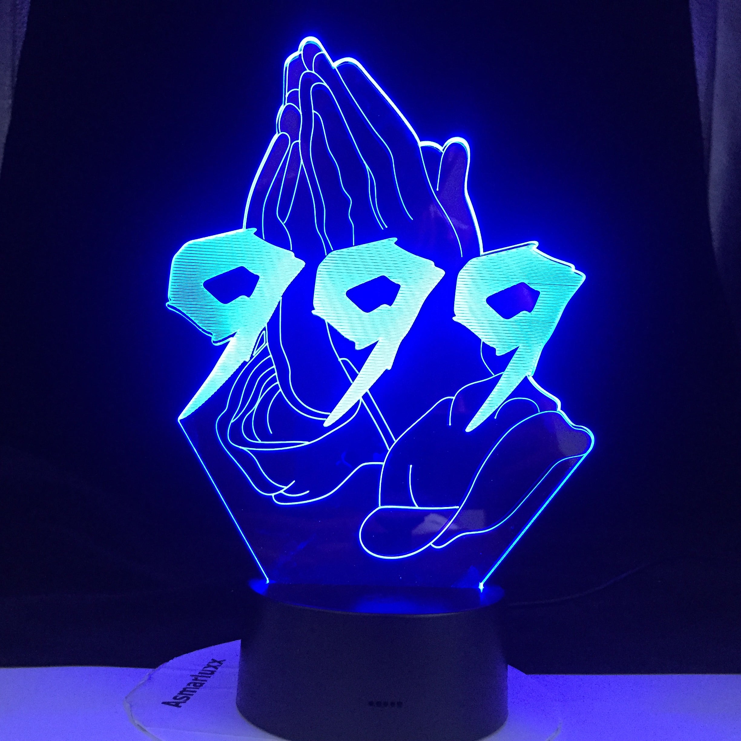 JUICE WRLD NO VANITY 999 CRY BABY GET CAKE DIE YOUNG LOVE All Design SKU 3D LED Lamp EVERYBODY EVERYTHING Dropshipping
