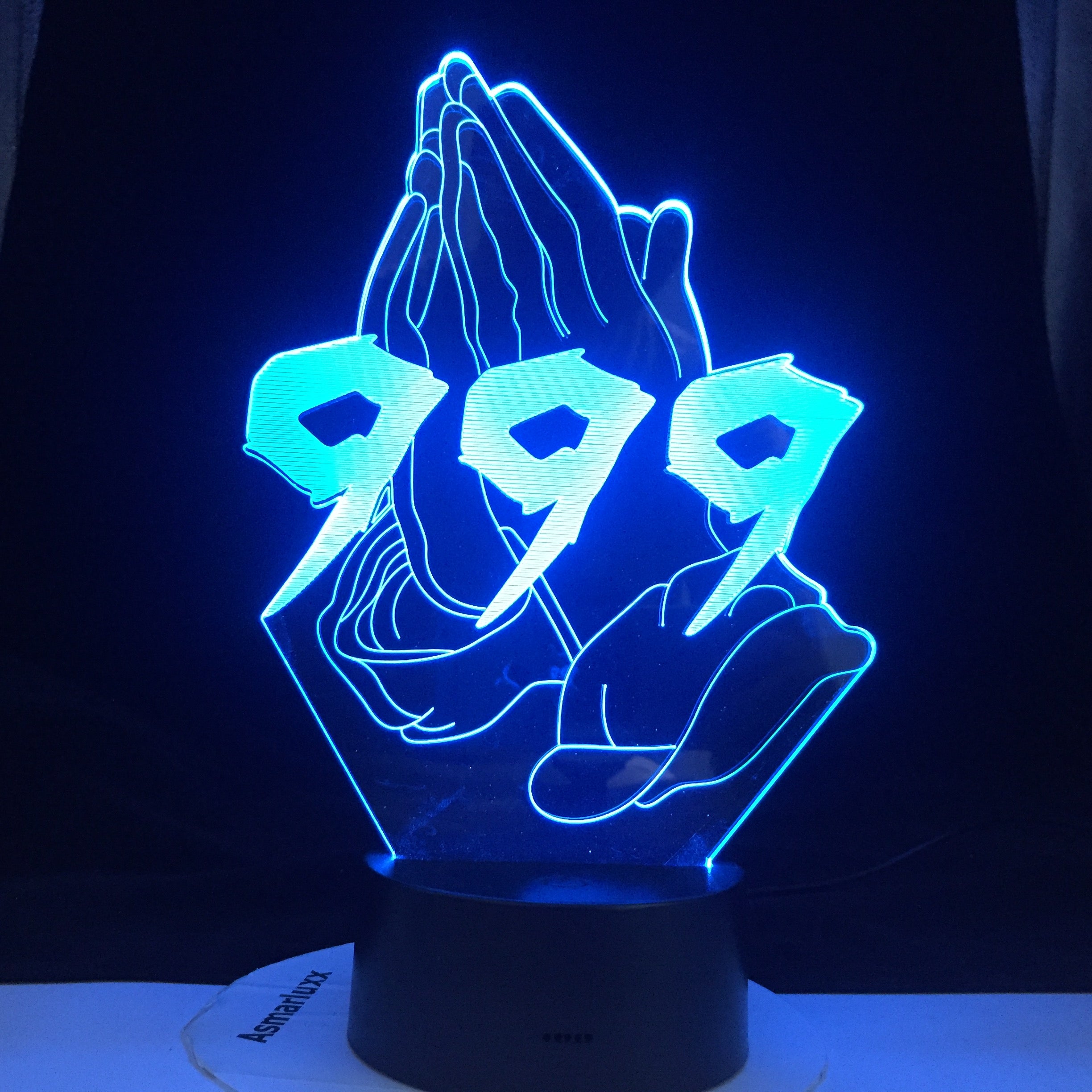 JUICE WRLD NO VANITY 999 CRY BABY GET CAKE DIE YOUNG LOVE All Design SKU 3D LED Lamp EVERYBODY EVERYTHING Dropshipping