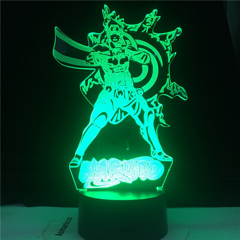 Anime Naruto Uzumaki Led Night Light 7 Sasuke Kakashi Hatake Kids Night Light Itachi Uchiha 3d Lamp Child Xmas Gift