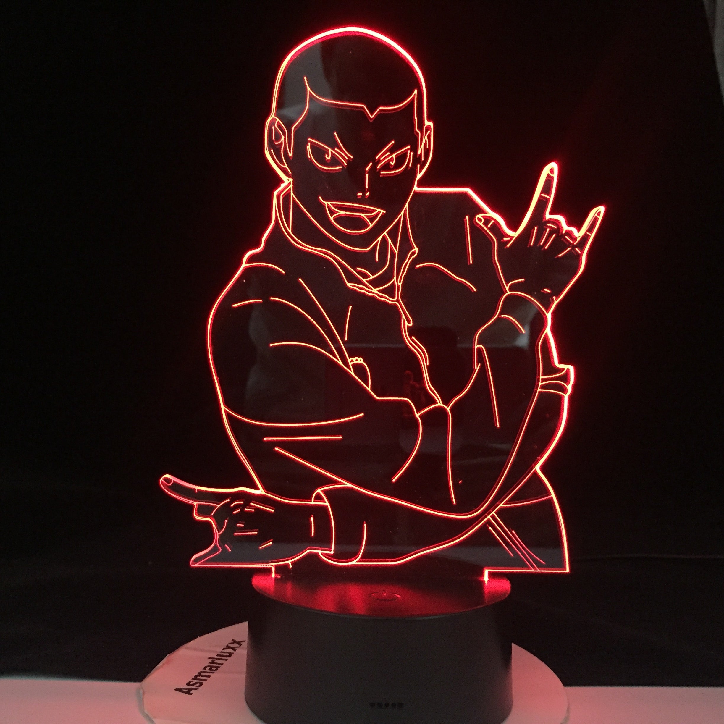 RYUNOSUKE TANAKA LED ANIME LAMP HAIKYUU Manga Gift Anime 3d Lamp Night Light Lamp Otaku Gift Well Packed and Fast Dropshipping