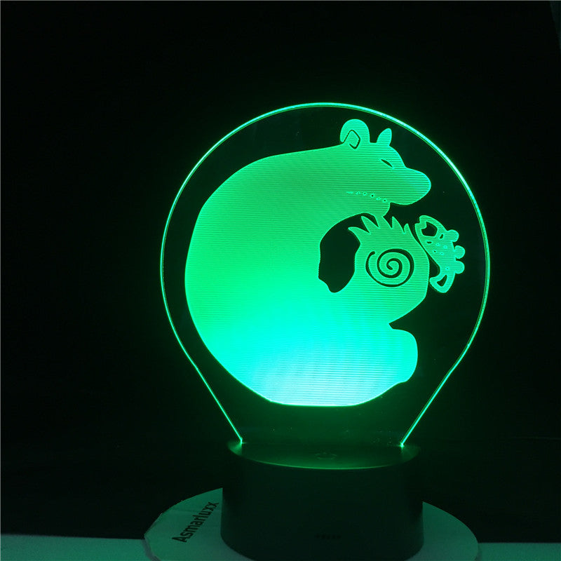 KING GRIZZLY BEAR SLOTH LED ANIME LAMP THE SEVEN DEADLY Manga Gift Anime 3d Lamp Night Light Lamp Otaku Gift Fast Dropshipping