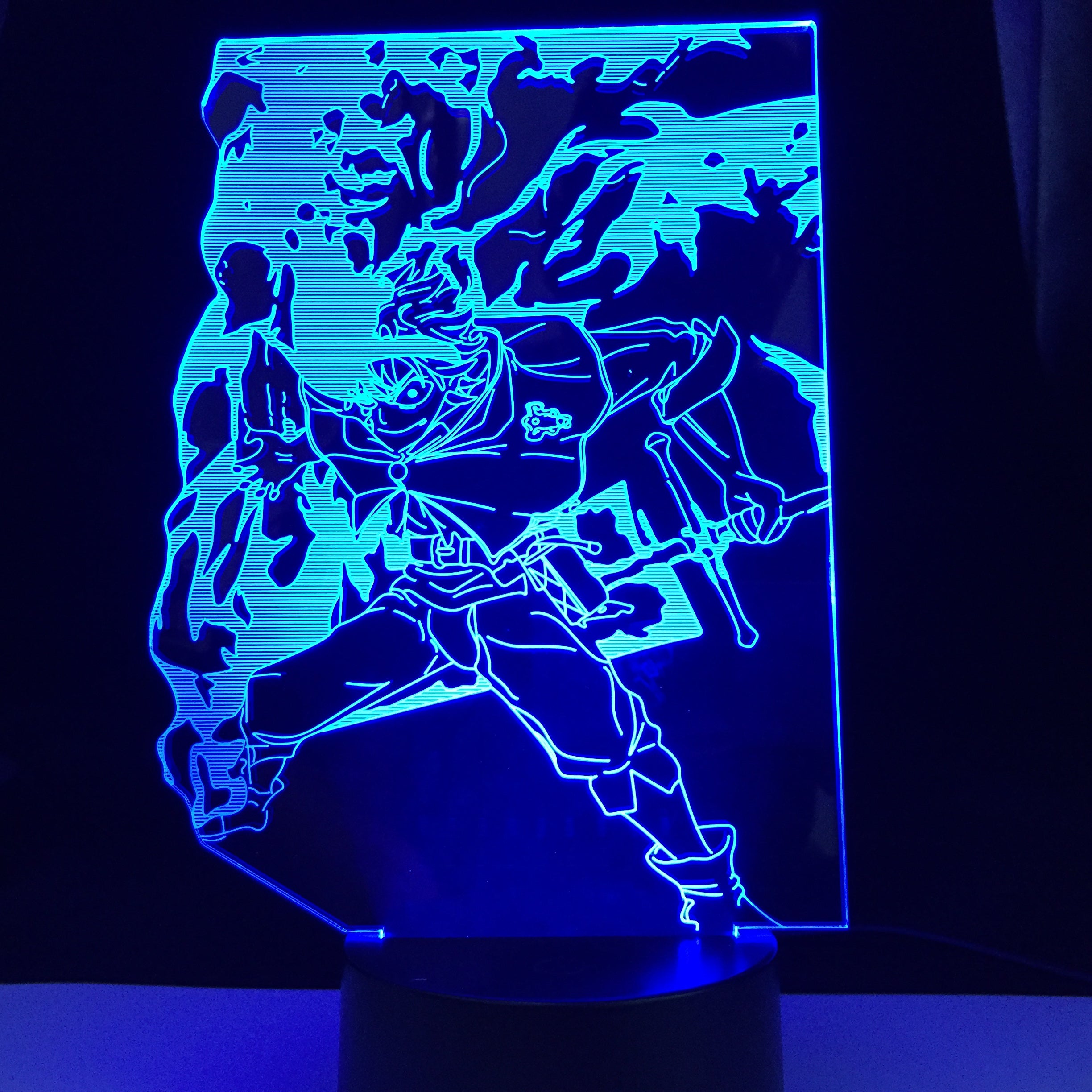 3d Lamp Anime Black Clover Asta Light for Kids Child Bedroom Decor Night Light Birthday Gift Manga Gadget Black Clover Lamp Asta