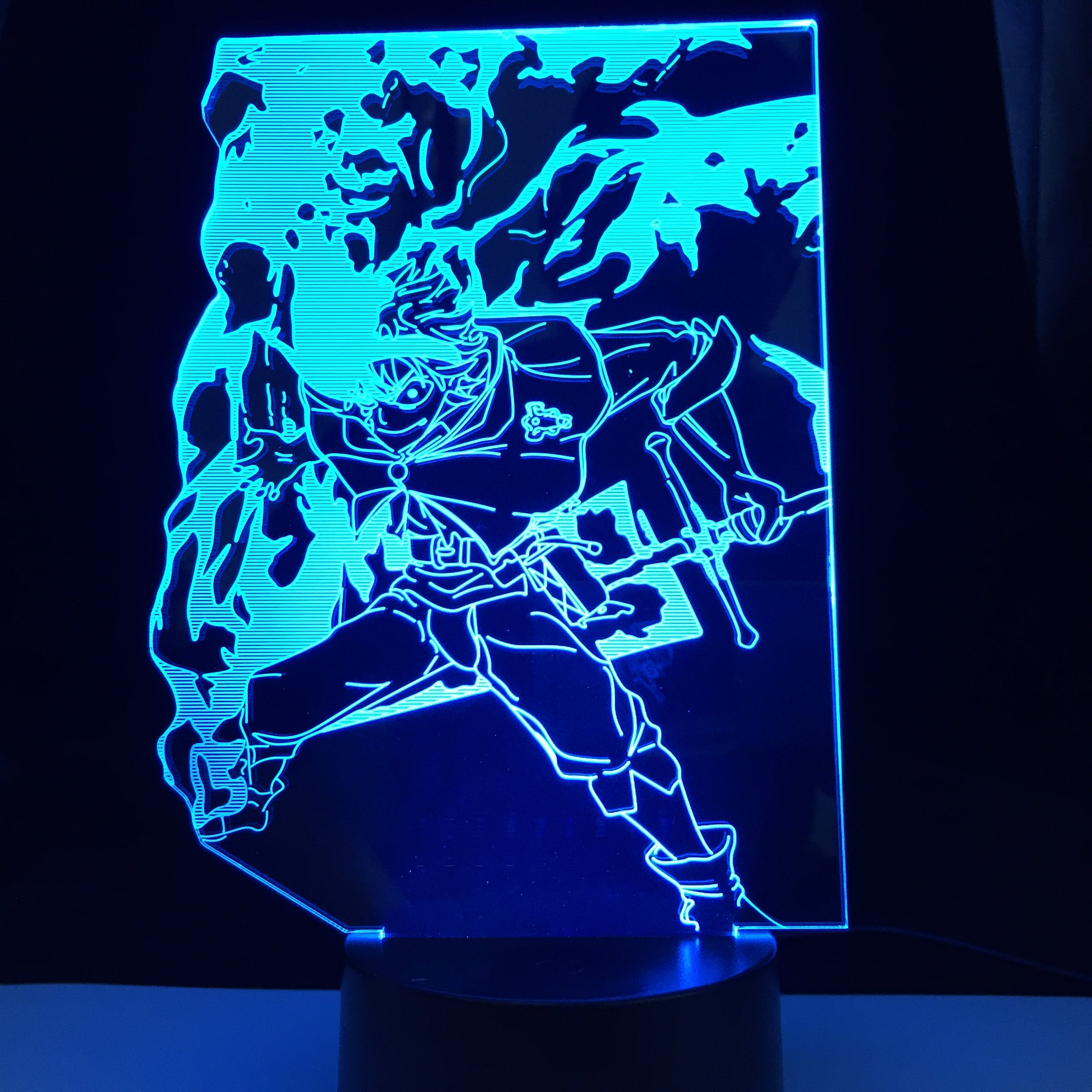 3d Lamp Anime Black Clover Asta Light for Kids Child Bedroom Decor Night Light Birthday Gift Manga Gadget Black Clover Lamp Asta