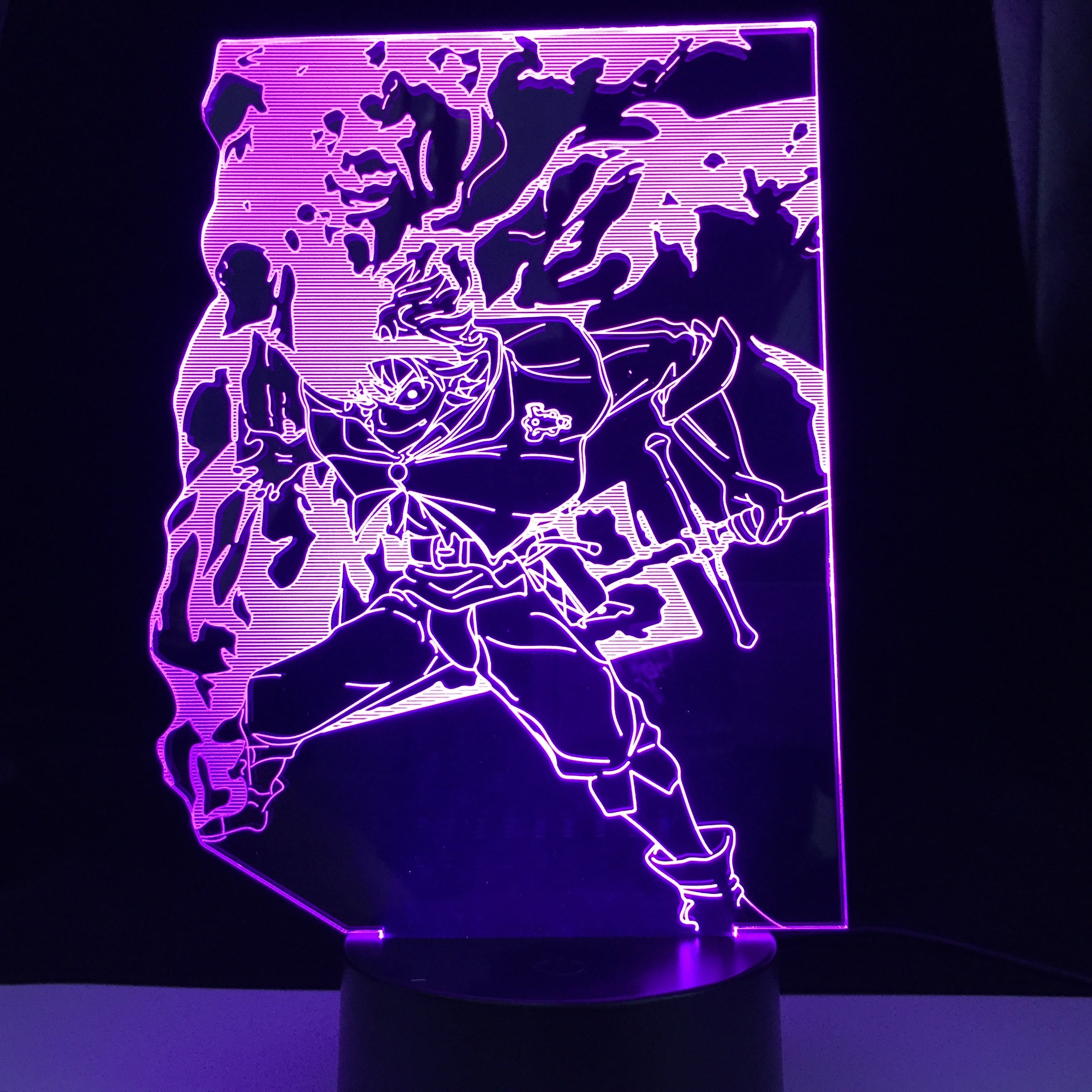 3d Lamp Anime Black Clover Asta Light for Kids Child Bedroom Decor Night Light Birthday Gift Manga Gadget Black Clover Lamp Asta