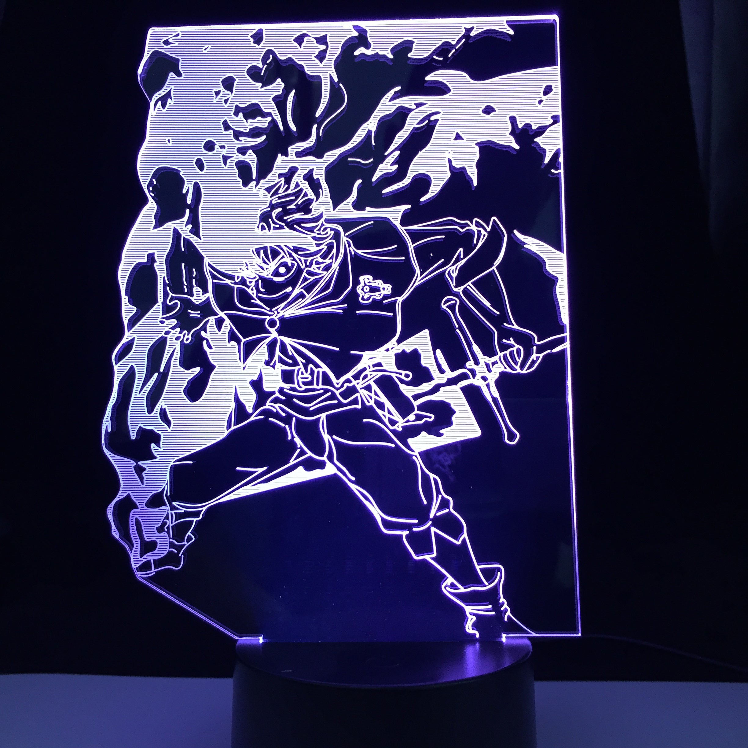 3d Lamp Anime Black Clover Asta Light for Kids Child Bedroom Decor Night Light Birthday Gift Manga Gadget Black Clover Lamp Asta