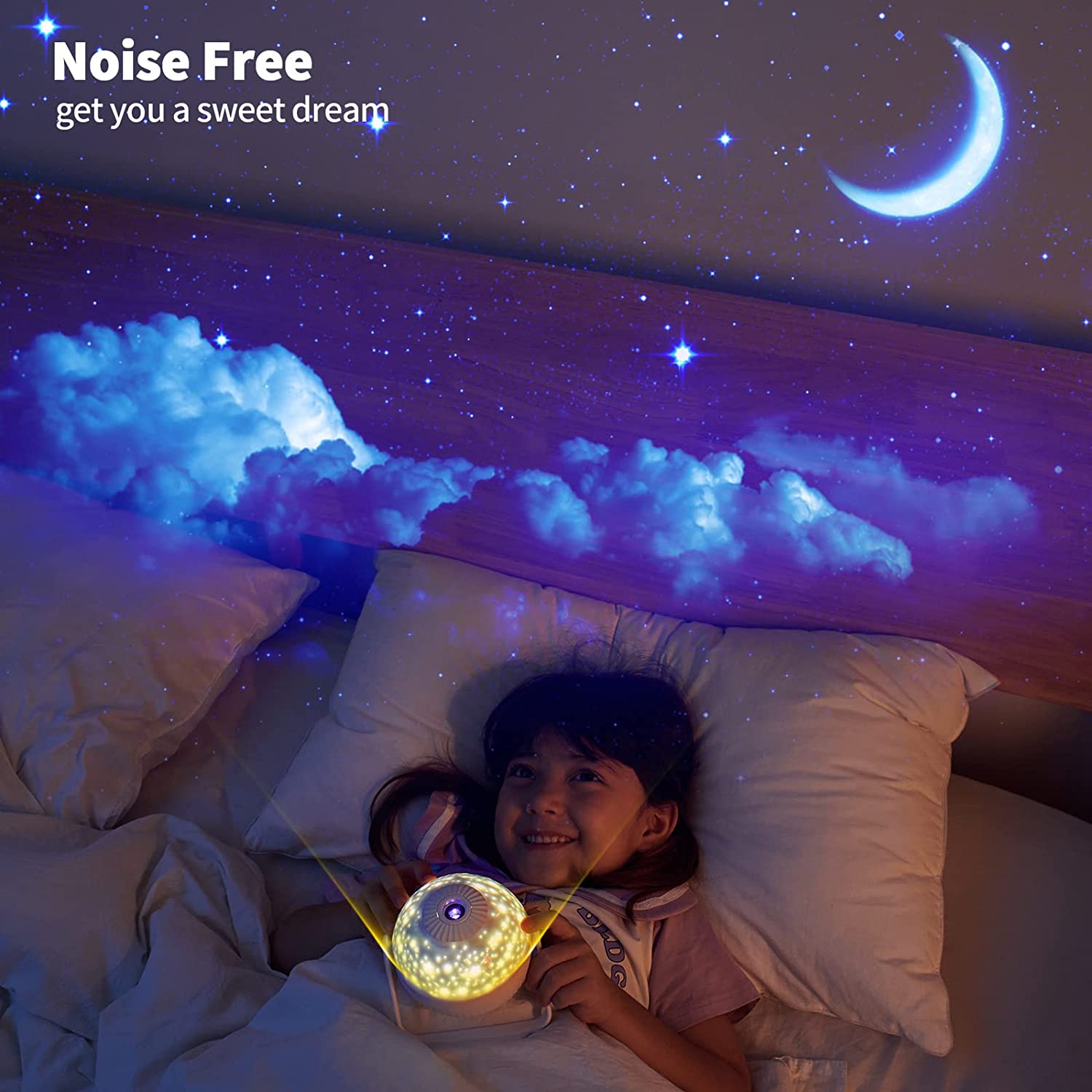 Planetarium Projection Decor Adjustable Focal Length Galaxy Projector 3d Lamp Star Projector Night Lights With Bluetooth Music