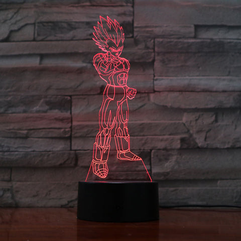 3D-1200 Dragon Ball 16 Colors Table Lamp Led Night Light for Kids Gift Home Decor Novelty Lighting