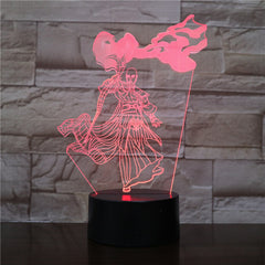 3D-1985 Cartoon 3D LED Lamp Heros Figure
