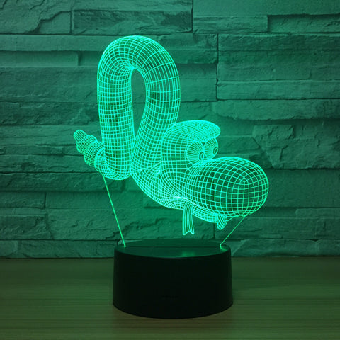 Caterpillar LED Lamp Smart Home 3d Lights Colorful Touch Control Led Night Simple Fashion Birthday Atmosphere Kids Decor Lights