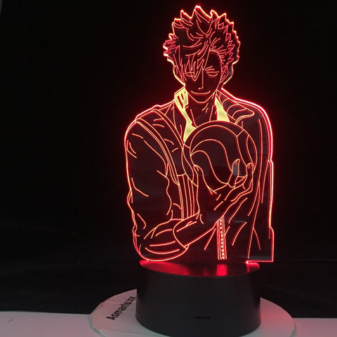 HAIKYUU TETSURO KUROO LED ANIME LAMP Manga Gift Anime 3d Lamp Night Light Lamp Otaku Gift Well Packed And Fast Dropshipping