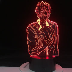 HAIKYUU TETSURO KUROO LED ANIME LAMP Manga Gift Anime 3d Lamp Night Light Lamp Otaku Gift Well Packed And Fast Dropshipping