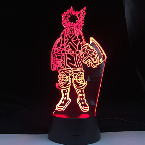 Katsuki Bakugo 3D Figure Kids Room Nightlight Led Night Light Desk LampTouch Sensor Room Lighting Anime My Hero Academia Gift