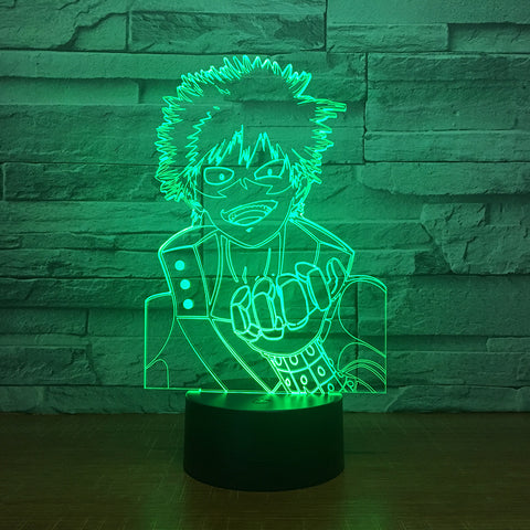 Naruto Figure 7 Color Change 3D Led Visual Modelling Anime Night Light Kids Touch Button Usb Table Lamp Home Decor Lighting Gift