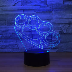 3D LED Night Light Self-defense Hand Clasps Acrylic Creative Usb Light Bedside Lamp, Modern Creative Usb Lamp Fast Drop Shipping