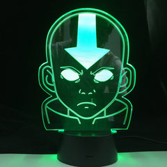 The Last Airbender 3D LED Night Light Coloful with Remote Touch Sensor for Room Decoration Cute Gift For Kids Gift Dropship
