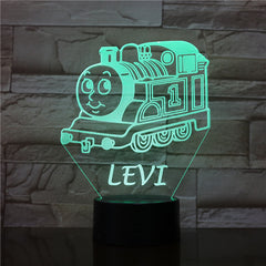 Cartoon Levi Tank Engine Thomas And Friends Decorative Light Decor Baby Nightlight Bedroom Bedside Kids 3D Led Night Light 2739