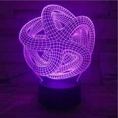 Abstract 1- 3D Optical Illusion LED Lamp Hologram