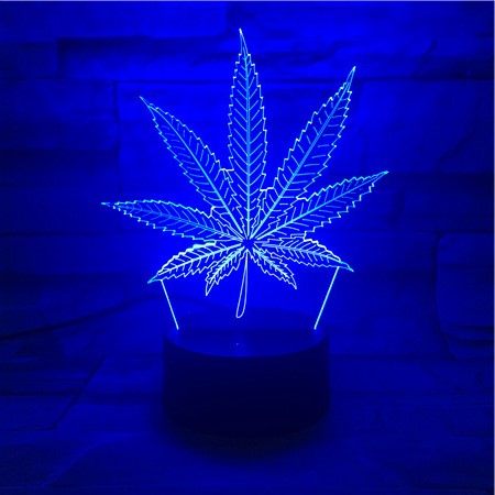 Plant 1- 3D Optical Illusion LED Lamp Hologram