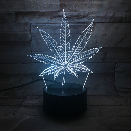 Plant 1- 3D Optical Illusion LED Lamp Hologram
