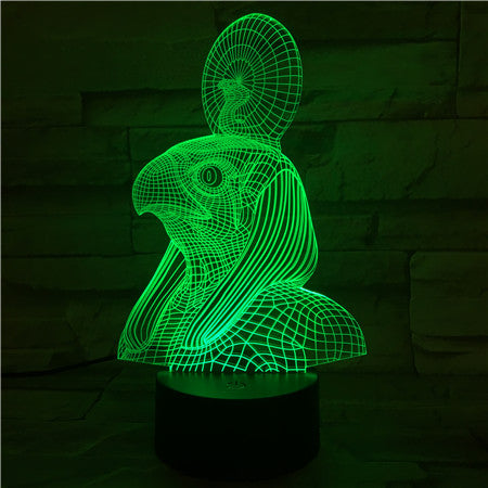 Egypt God - 3D Optical Illusion LED Lamp Hologram