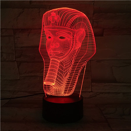 Egypt God 2 - 3D Optical Illusion LED Lamp Hologram