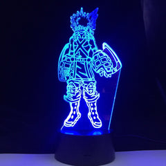 Katsuki Bakugo 3D Figure Kids Room Nightlight Led Night Light Desk LampTouch Sensor Room Lighting Anime My Hero Academia Gift