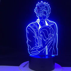 HAIKYUU TETSURO KUROO LED ANIME LAMP Manga Gift Anime 3d Lamp Night Light Lamp Otaku Gift Well Packed And Fast Dropshipping