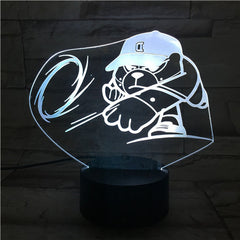 D Bear - 3D Optical Illusion LED Lamp Hologram