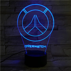 Overwatch - 3D Optical Illusion LED Lamp Hologram
