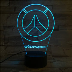 Overwatch - 3D Optical Illusion LED Lamp Hologram