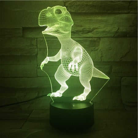 Standing Dino - 3D Optical Illusion LED Lamp Hologram