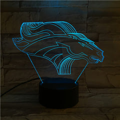 Horse 3 - 3D Optical Illusion LED Lamp Hologram
