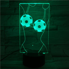 Football Bra - 3D Optical Illusion LED Lamp Hologram
